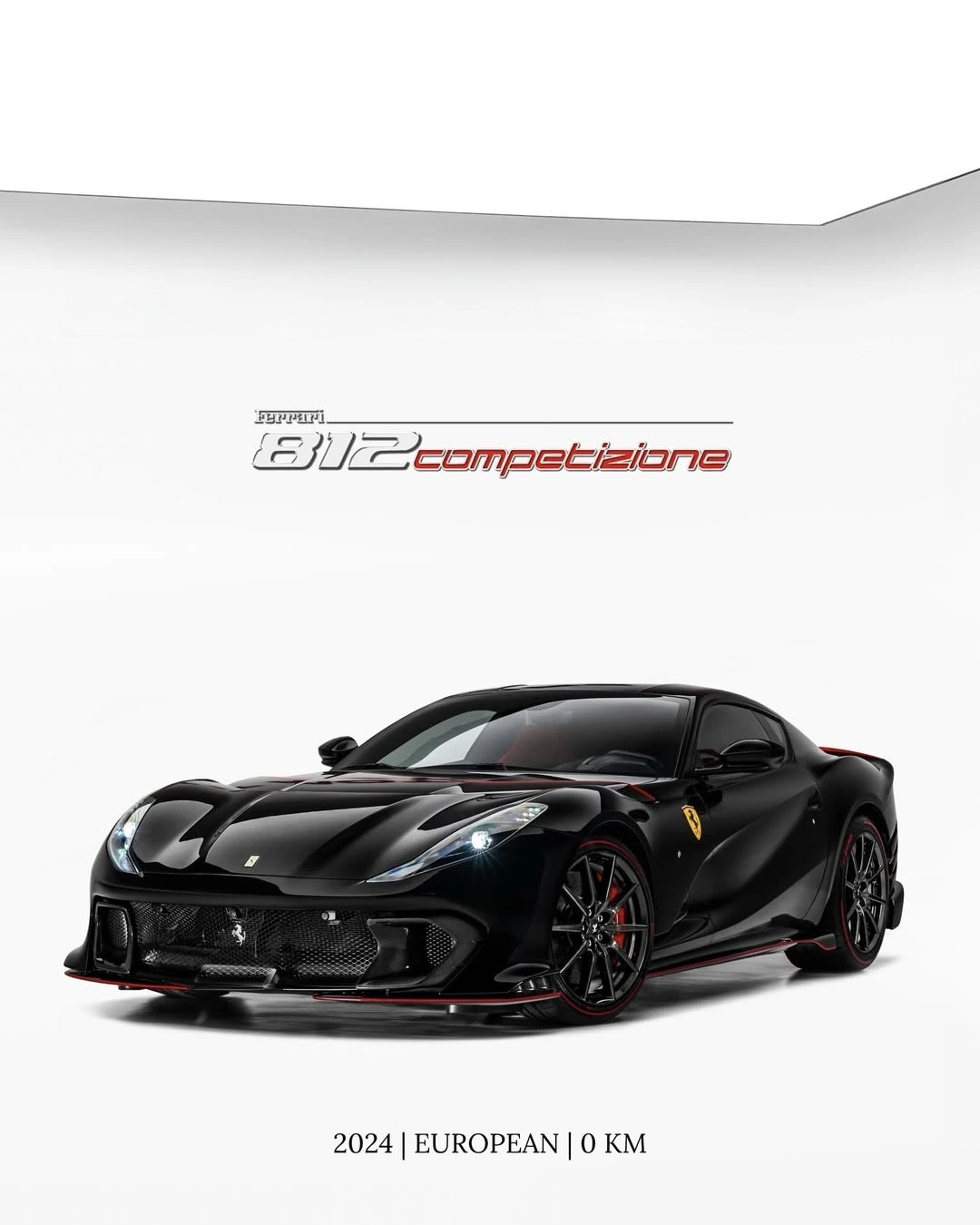 Ferrari 812 Competizione - Nero Stellato