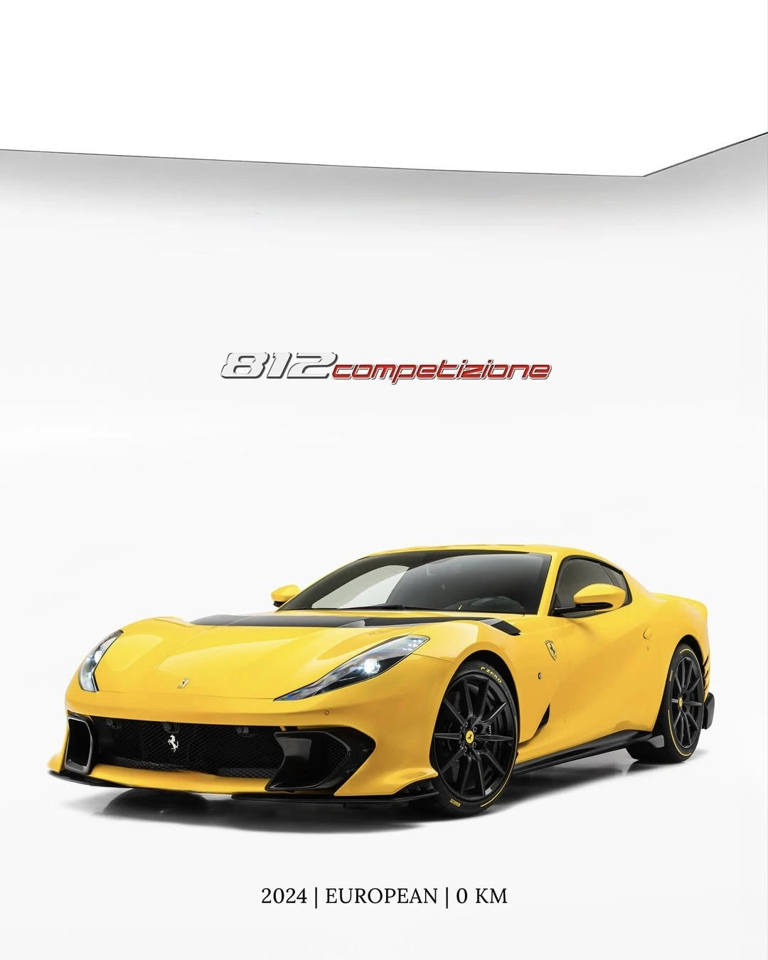 Ferrari 812 Competizione - Giallo Triplo Strato