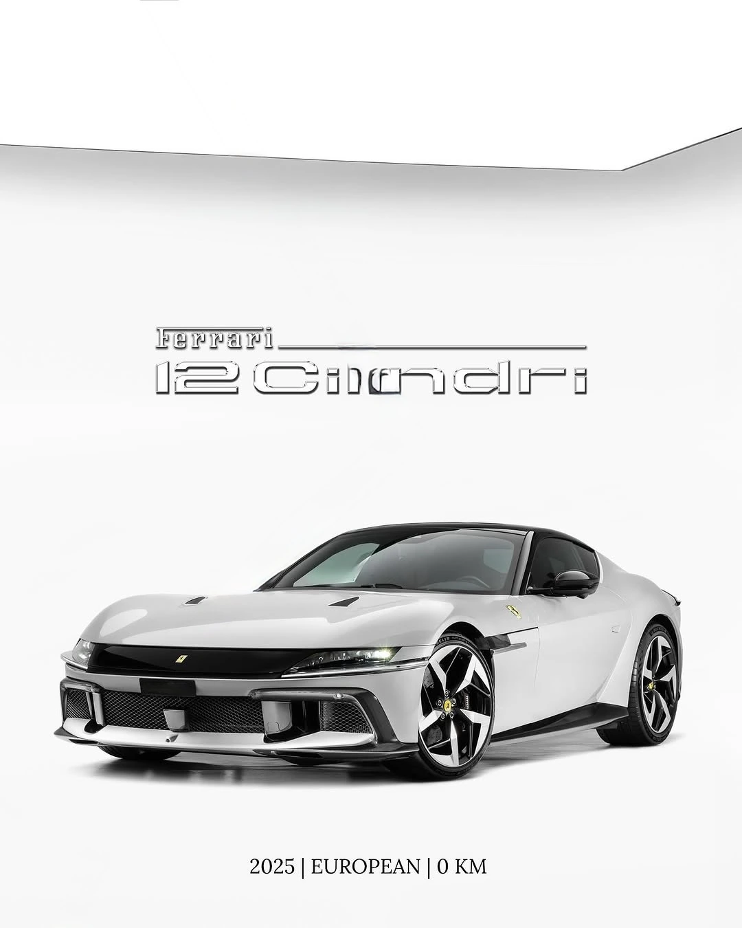 Ferrari 12 Cilindri - Bianco Cervino